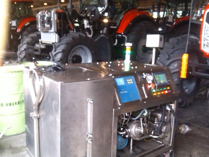 汽車液壓油濾油機現場照片